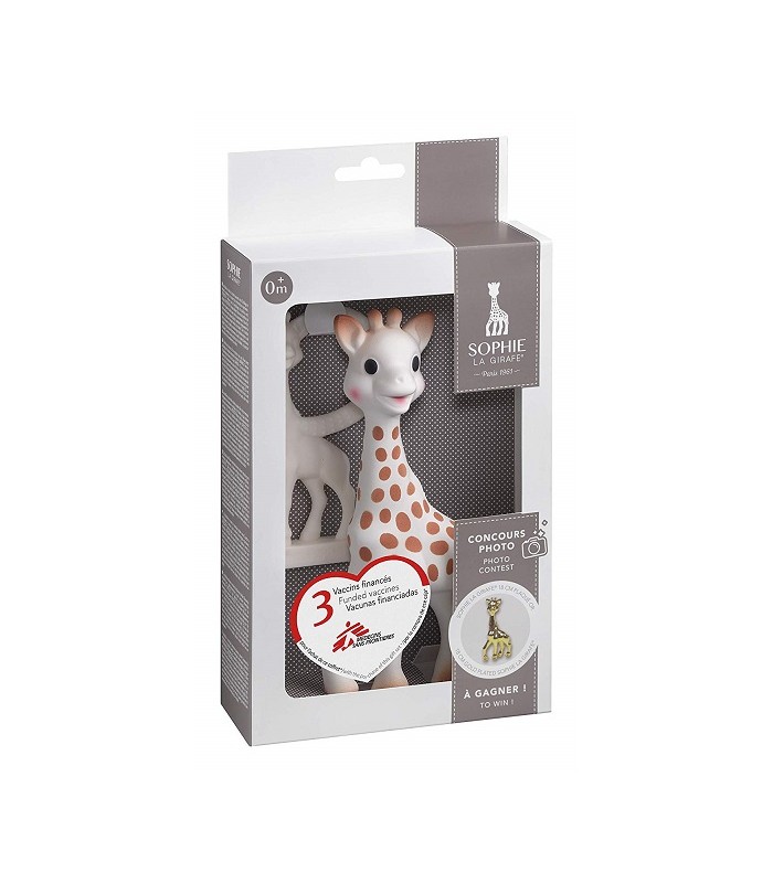 Vulli 616324 'Sophie la Girafe' - Juguete con caja regalo, 100% caucho  natural