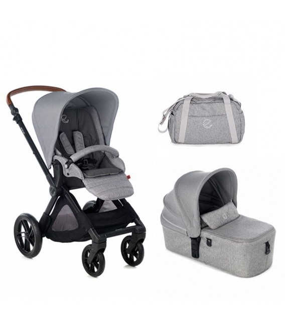 Jane Muum 2 piezas con capazo Micro U05 DIM GREY