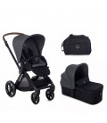 Jane Muum 2 piezas con capazo Micro U06 COLD BLACK