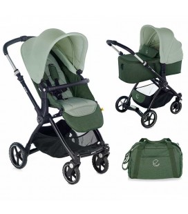 JANE KENDO 2 PIEZAS CON CAPAZO MICRO FOREST GREEN