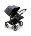  Bugaboo Donkey 5 Twin Gemelar graphite negro azul tormenta