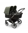  Bugaboo Donkey 5 Twin Gemelar graphite negro verde bosque