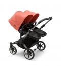  Bugaboo Donkey 5 Twin Gemelar graphite negro rojo amanece