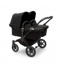 Bugaboo Donkey 5 Twin Gemelar negro negro negro medianoche