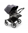  Bugaboo Donkey 5 Twin Gemelar graphite gris melange azul tormenta