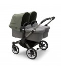  Bugaboo Donkey 5 Twin Gemelar graphite gris melange verde bosque