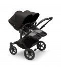 Bugaboo Donkey 5 Twin Gemelar negro gris melange negro