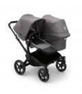  bugaboo-donkey-5-duo negro gris melange gris melange