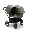  bugaboo-donkey-5-duo negro gris melange verde bosque