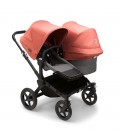  bugaboo-donkey-5-duo negro gris melange rojo amanecer