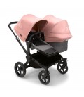  bugaboo-donkey-5-duo negro gris melange rosa amanecer