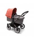  Bugaboo Donkey 5 Mono graphite gris melange rojo amanecer