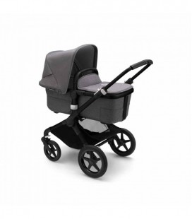 BUGABOO FOX 3 COMPLETO CHASIS NEGRO GRIS MELANGE
