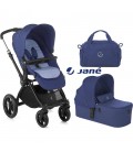 Cochecito Jane Kawai con capazo Micro LAZULI BLUE