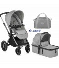 Cochecito Jane Kawai con capazo Micro PRO DIM GREY