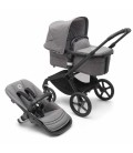 BUGABOO FOX 5 Negro Gris Gris melange