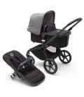 BUGABOO FOX 5 Negro negro Gris melange