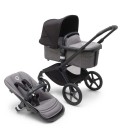 BUGABOO FOX 5 Negro Gris Negro medianoche