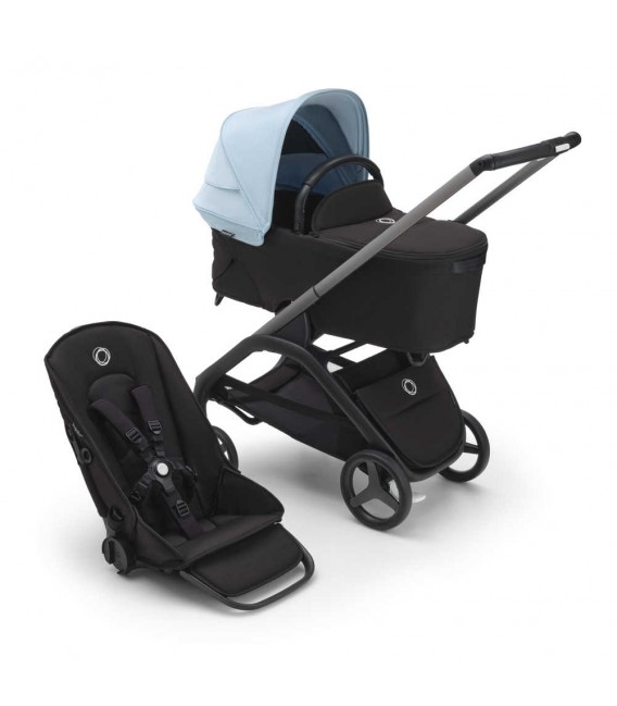 Bugaboo Dragonfly Completo Grafito negro Azul Horizonte