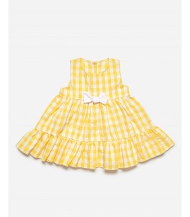 Vestido niña verano vichi amarillo JULIANA