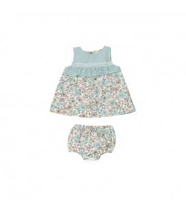 Vestido estampado niña con cubre coleccion Tarifa JULIANA