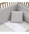 Colcha para cuna invierno-verano con protector-cambrass
