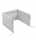 Colcha para cuna invierno-verano con protector-cambrass